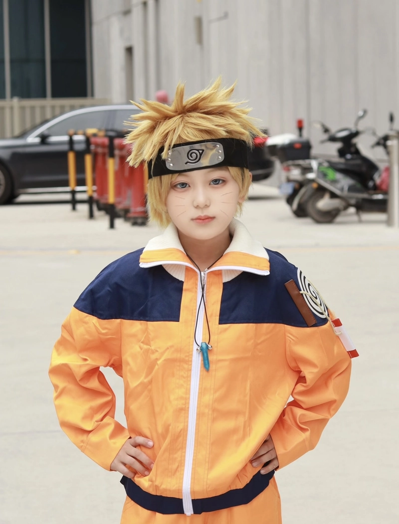 Hình cosplay naruto chụp gần thấy rõ khuôn mặt