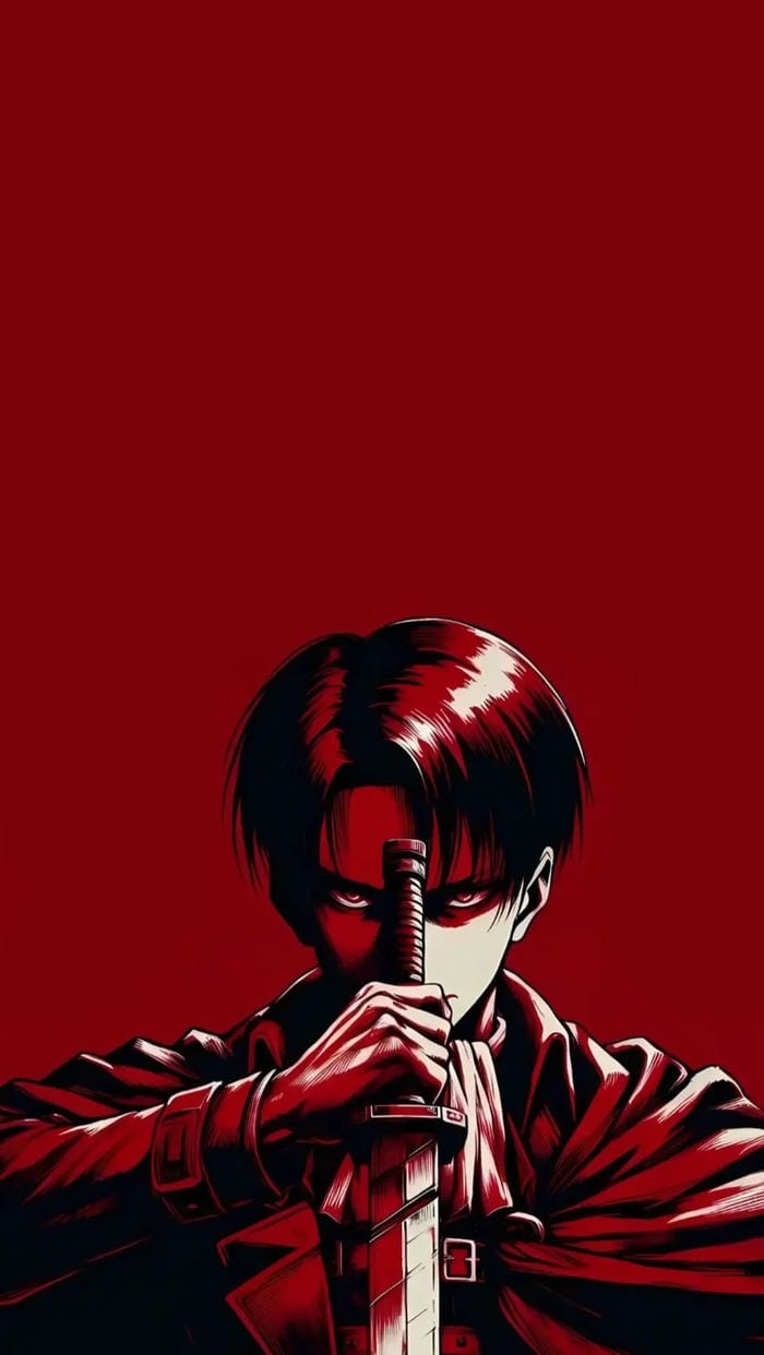 Levi Ackerman ảnh ánh mắt sắc