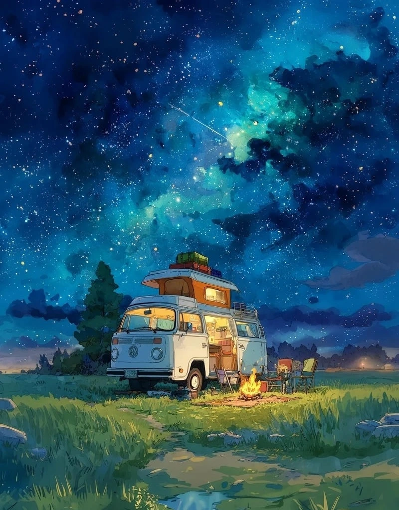 Phong cảnh anime mùa hè hợp người thích ảnh chữa lành