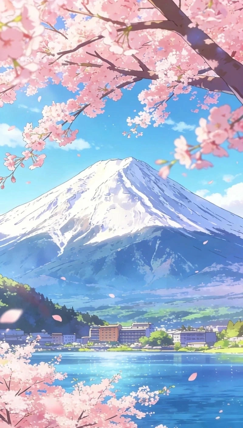 Rừng cây anime tạo cảm giác nhẹ nhàng khi ngắm ảnh