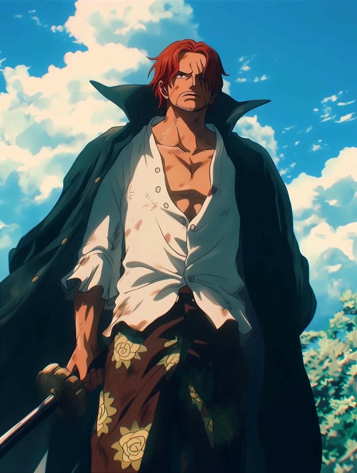 Shanks ảnh ánh mắt say đắm