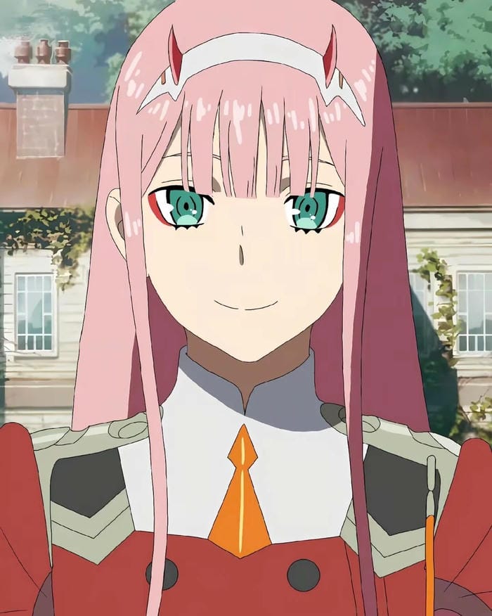 Zero Two ảnh ánh mắt sắc