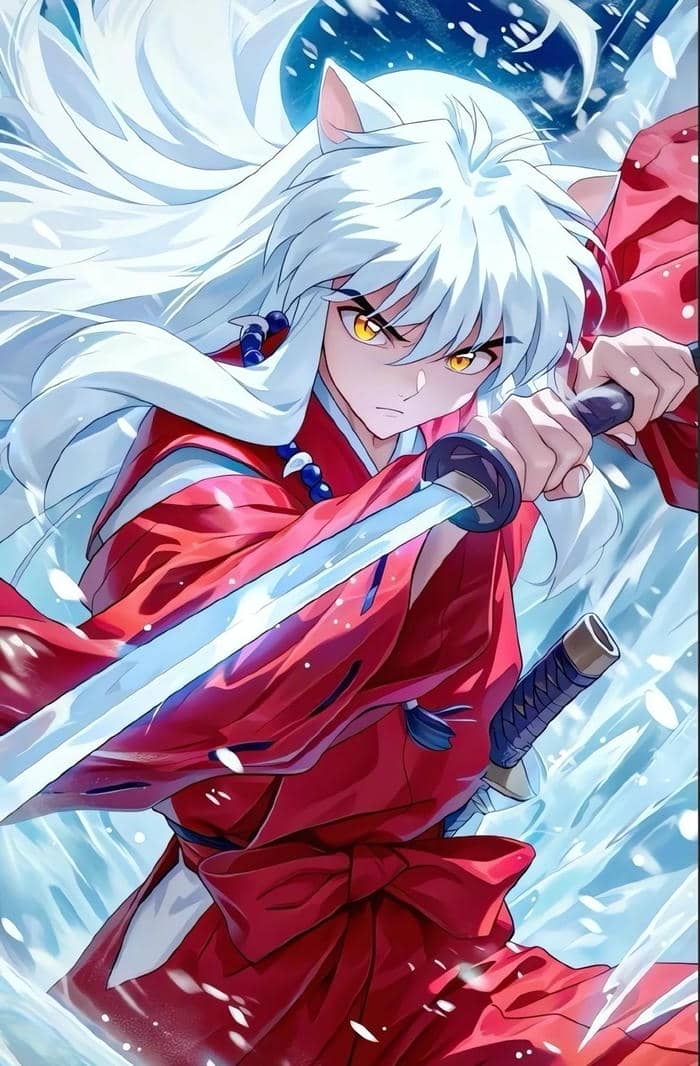ảnh Inuyasha ánh nhìn kiên định