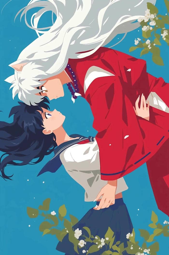 ảnh Inuyasha tạo hình tóc bạc