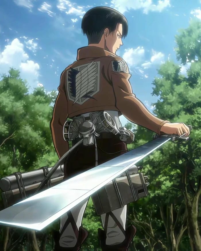 ảnh Levi Ackerman phong cách Trinh Sát