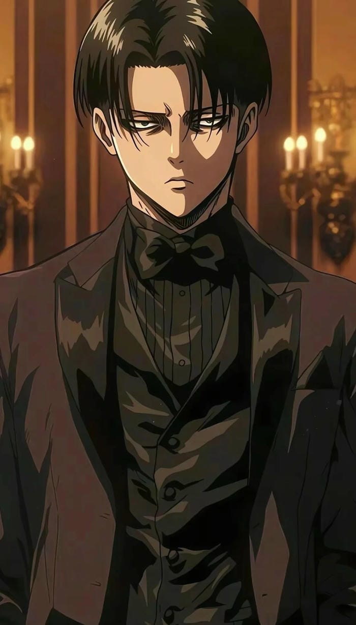 ảnh Levi Ackerman phong thái điềm tĩnh