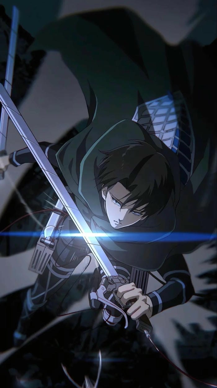 ảnh Levi Ackerman tạo hình sát thủ