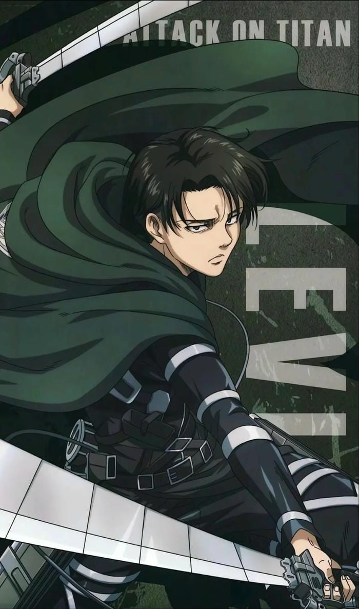 ảnh Levi Ackerman thần sắc quyết đoán