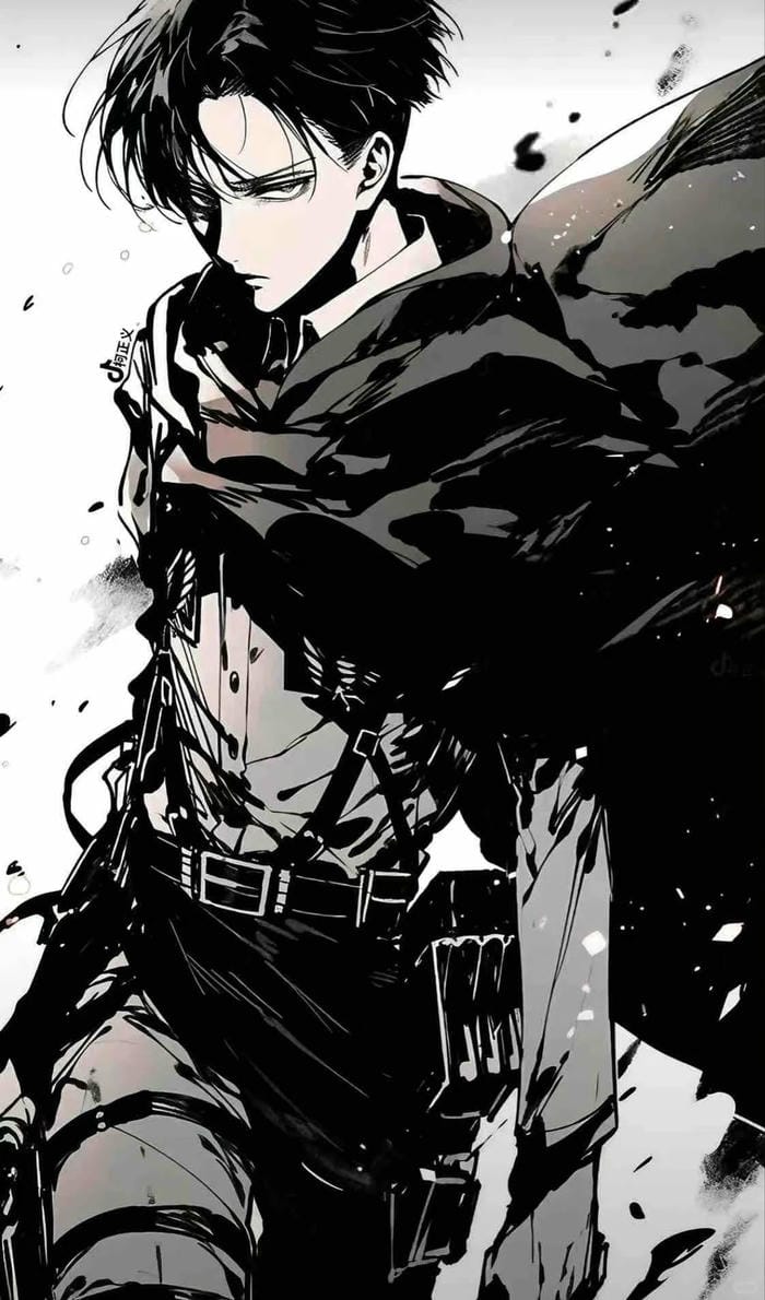 ảnh Levi Ackerman thần thái dứt khoát