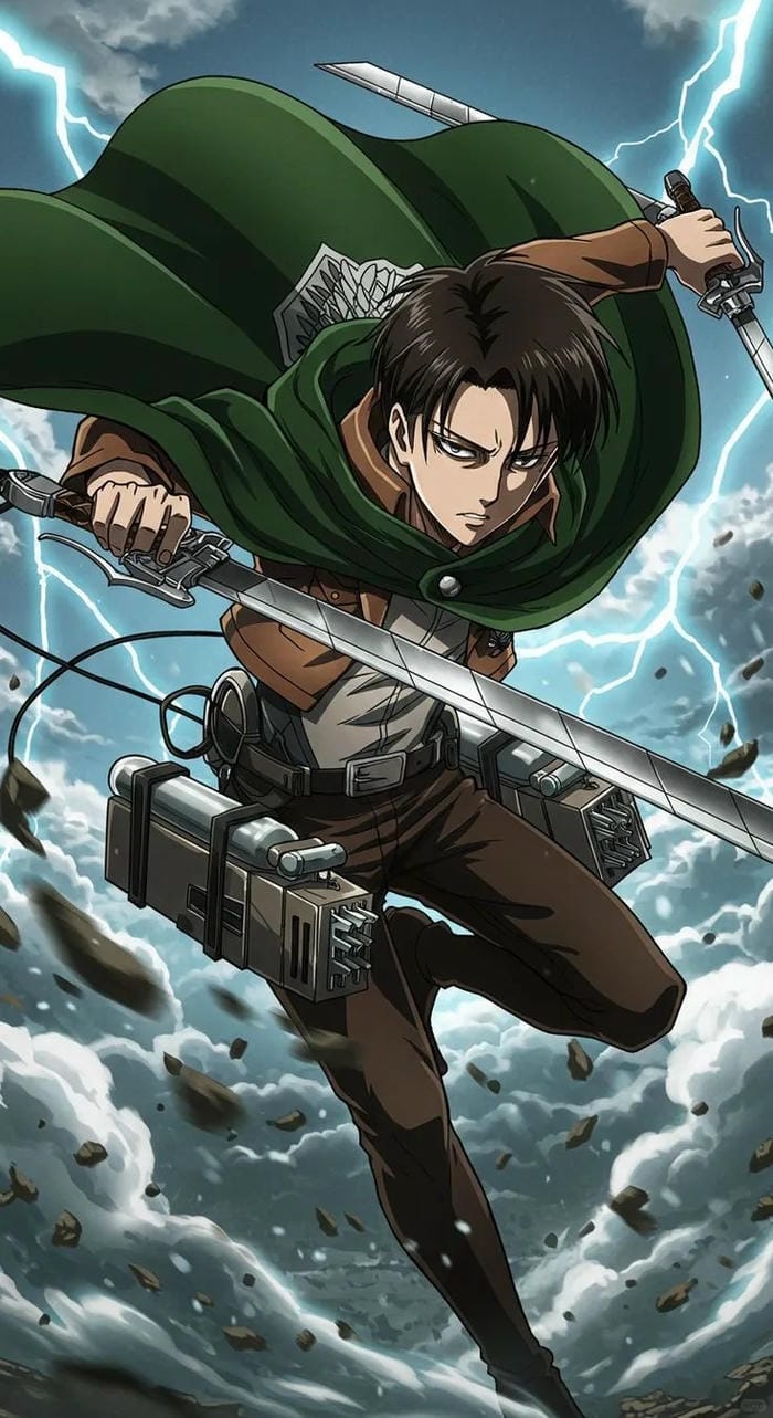ảnh Levi Ackerman vẻ đẹp nam tính