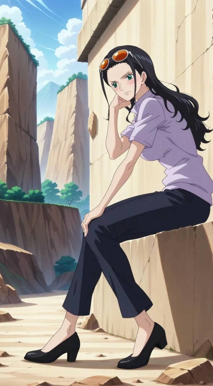 ảnh Nico Robin ánh mắt trầm tĩnh
