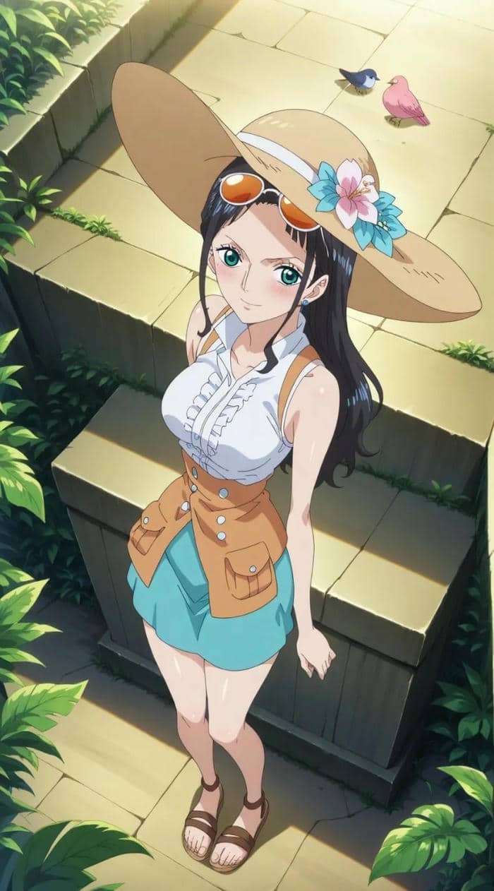ảnh Nico Robin phong thái điềm đạm