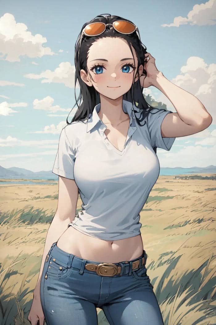 ảnh Nico Robin thần sắc bình thản
