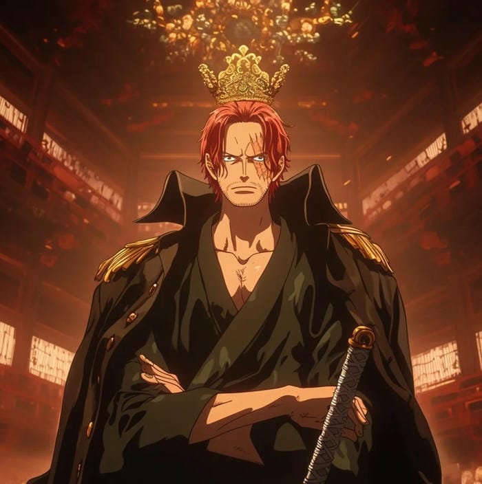ảnh Shanks khí chất tứ hoàng đỏ