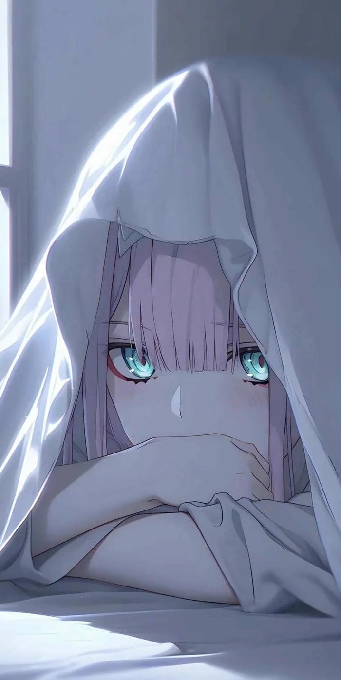 ảnh Zero Two khí chất nổi loạn