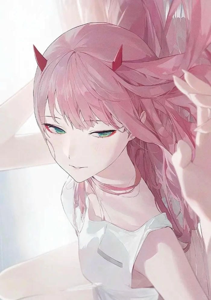 ảnh Zero Two thần thái lạnh lùng