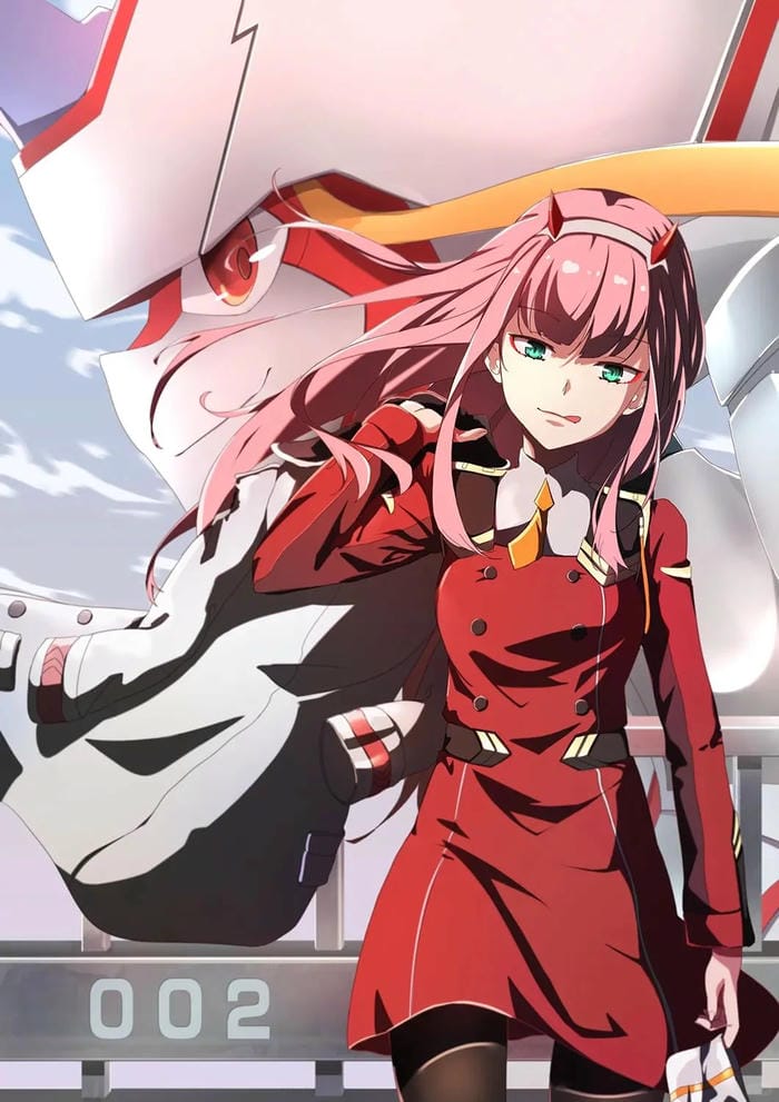 ảnh Zero Two vẻ đẹp khác biệt