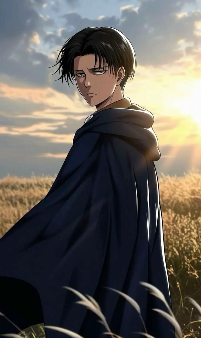 ảnh anime Levi Ackerman ngầu