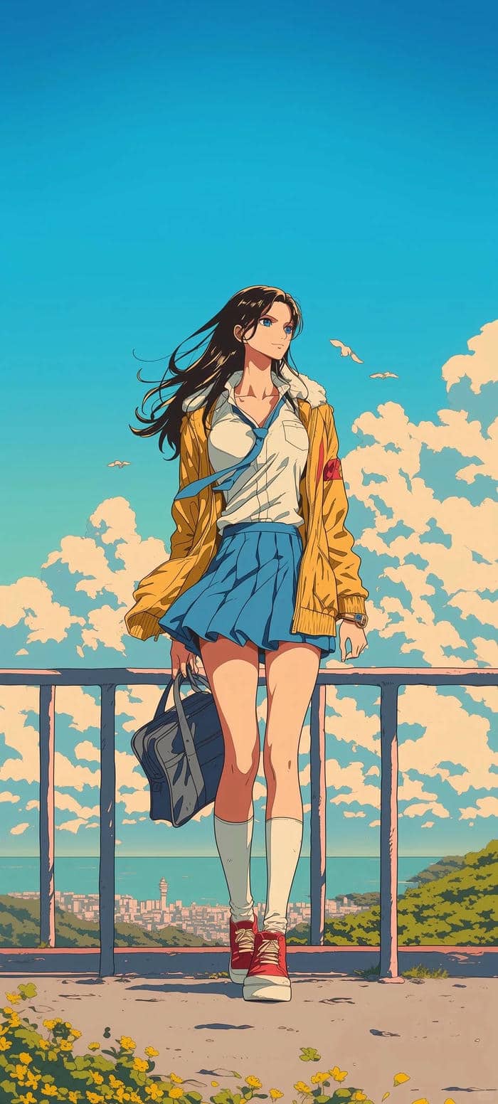 ảnh anime Nico Robin trí tuệ