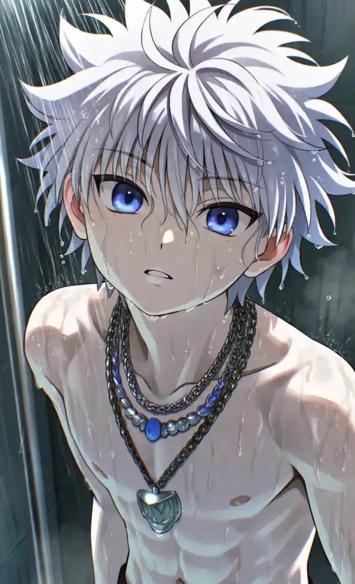 ảnh anime nam 6 múi đường nét cơ bắp