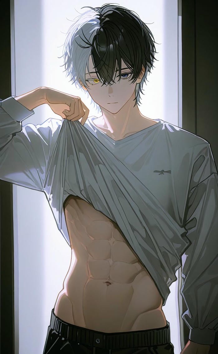 ảnh anime nam 6 múi thân hình săn chắc