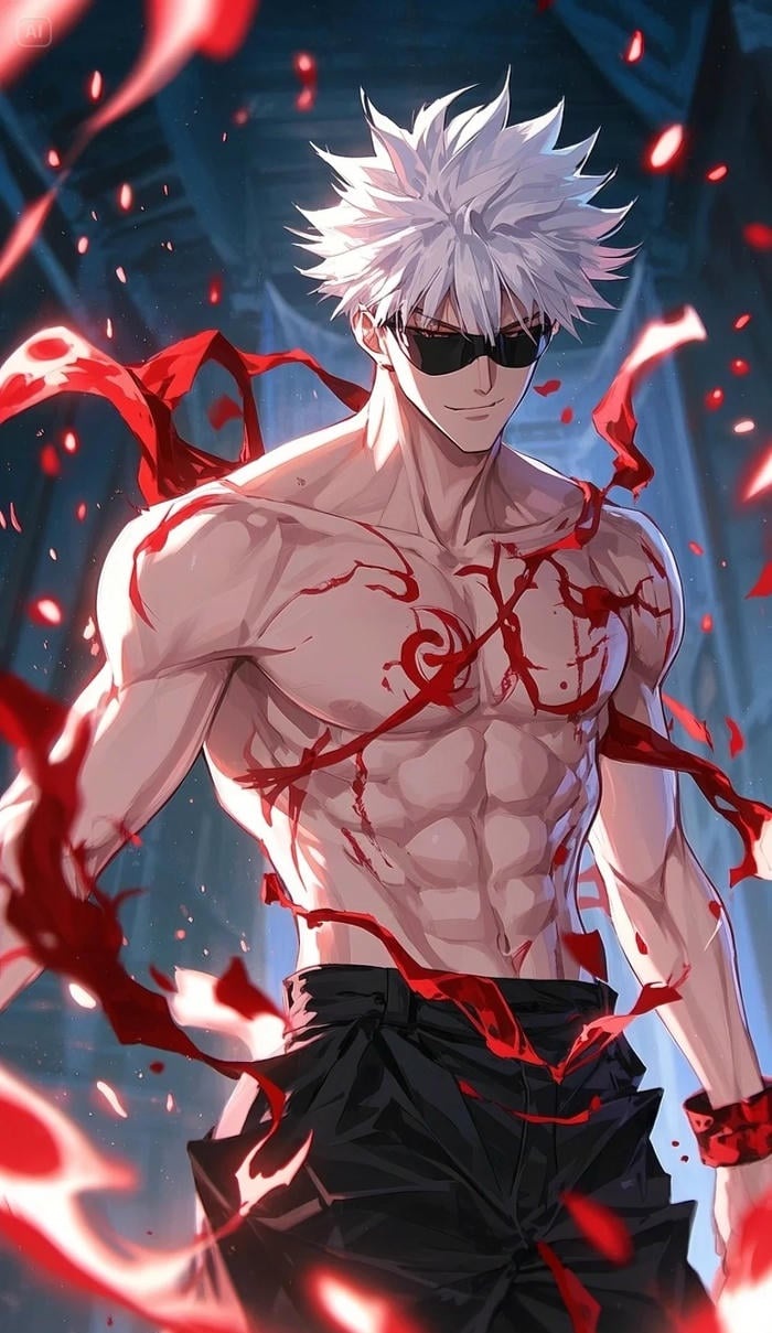ảnh anime nam 6 múi vóc người lực lưỡng