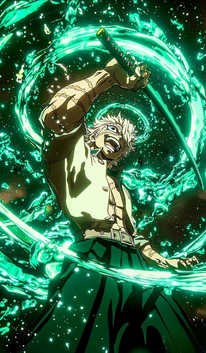 ảnh anime nam cầm kiếm katana dáng chờ đòn