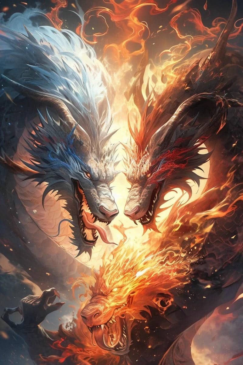 ảnh rồng anime phong cách fantasy