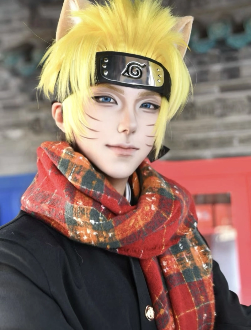 cosplay naruto với phong cách gọn gàng đơn giản