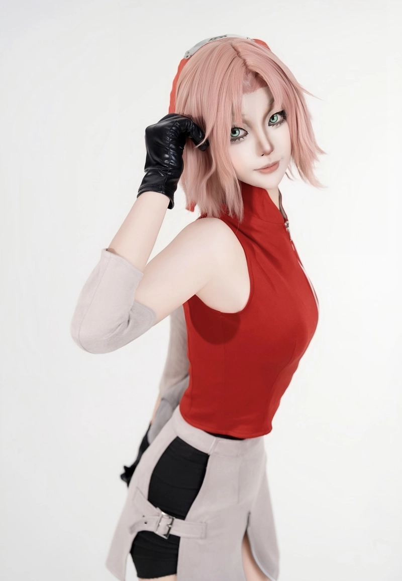 cosplay sakura phong cách quen thuộc đơn giản