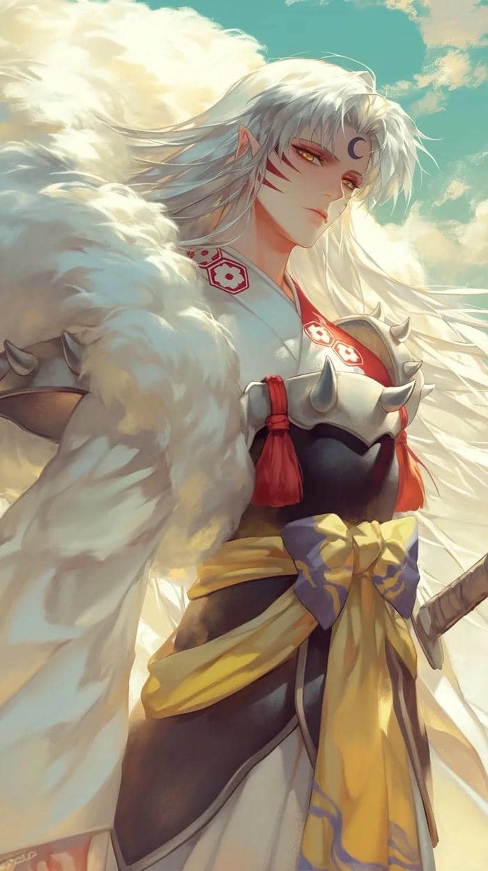 hình ảnh Inuyasha dáng đứng oai