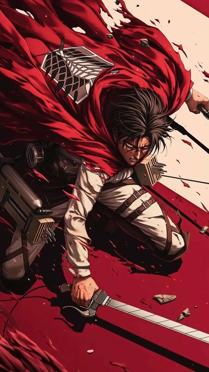 hình ảnh Levi Ackerman anime