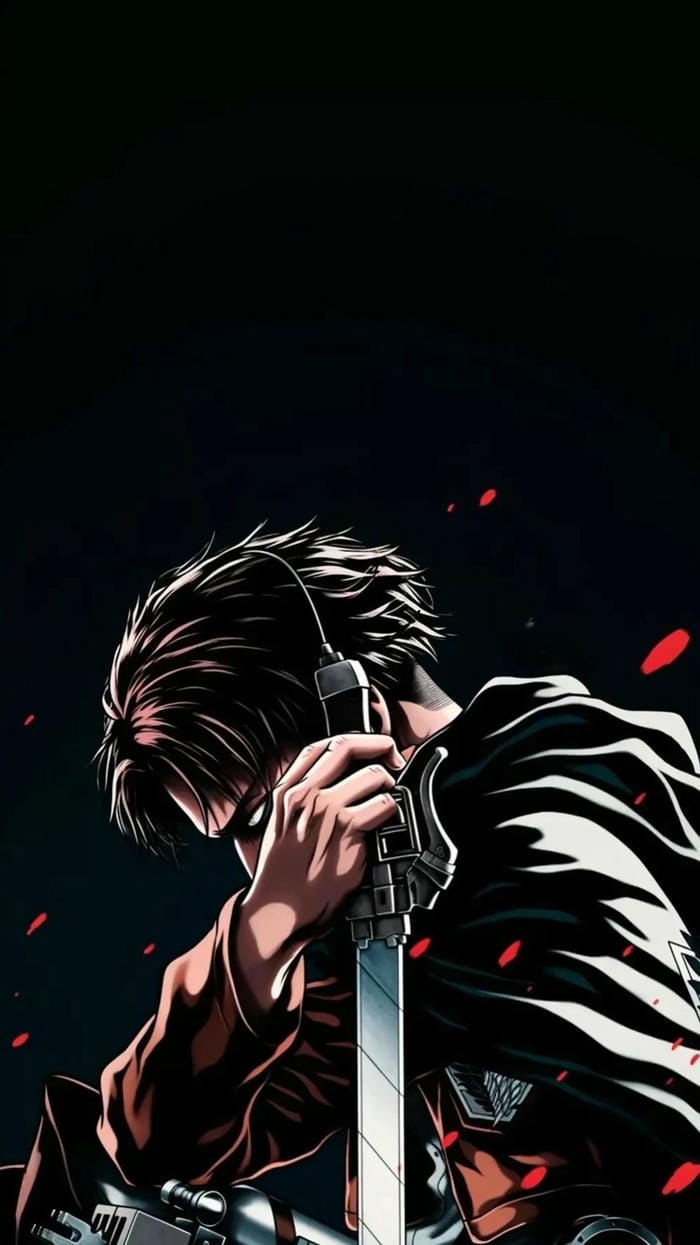 hình ảnh Levi Ackerman phong thái cô độc