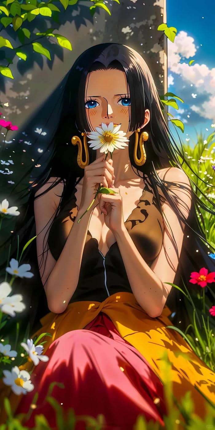 hình ảnh Nico Robin phong thái tự tin