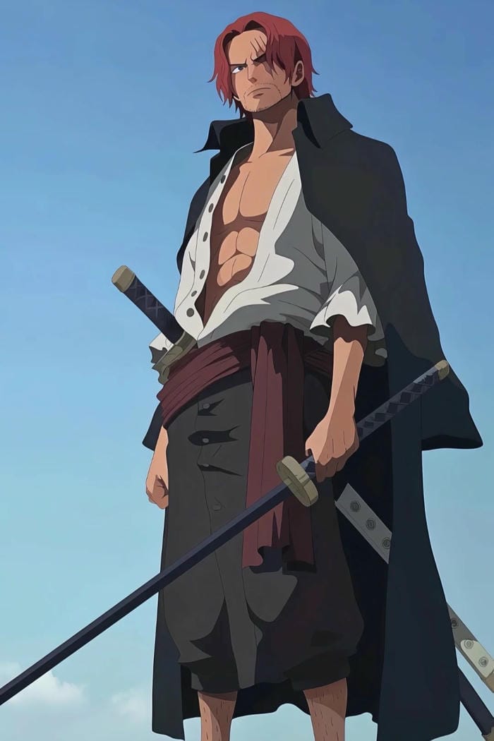 hình ảnh Shanks khí chất lãnh đạo