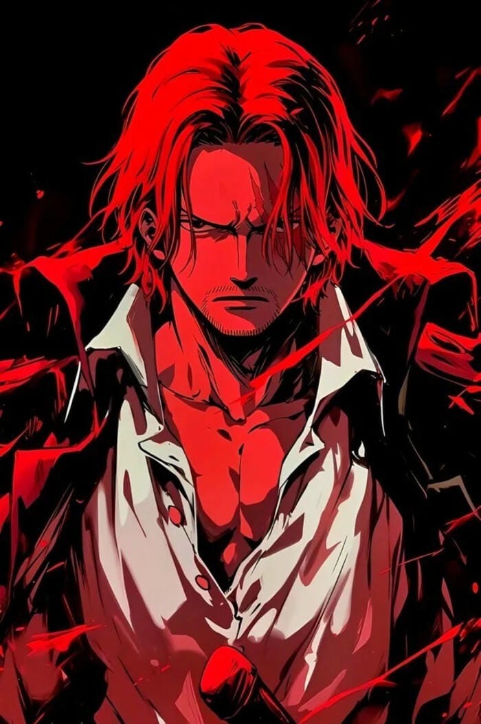 hình ảnh Shanks tứ hoàng đỏ