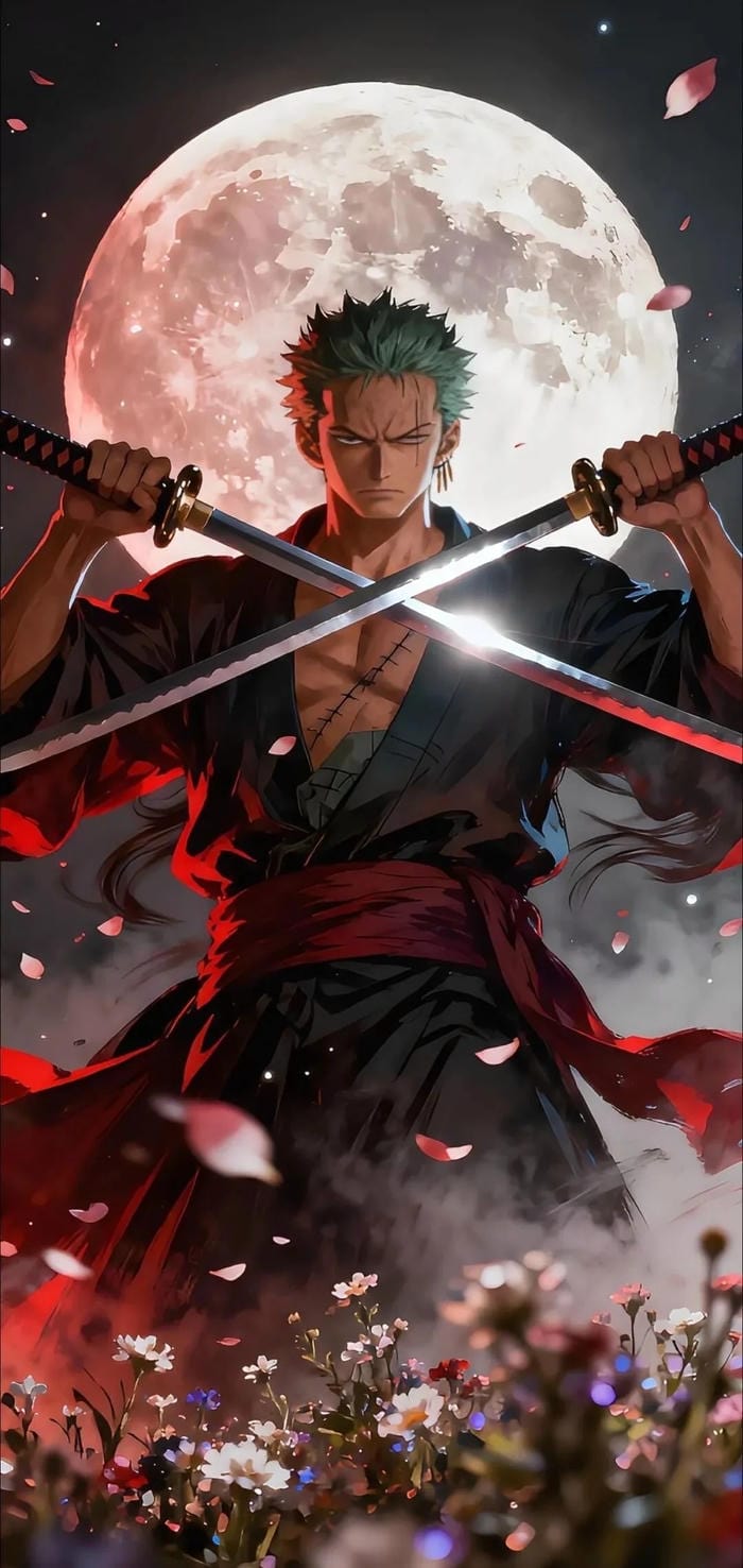 hình ảnh anime nam cầm kiếm katana khí chất võ sĩ