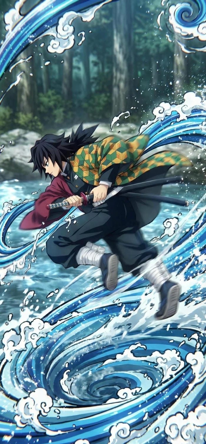 hình ảnh anime nam cầm kiếm katana tay cầm chắc
