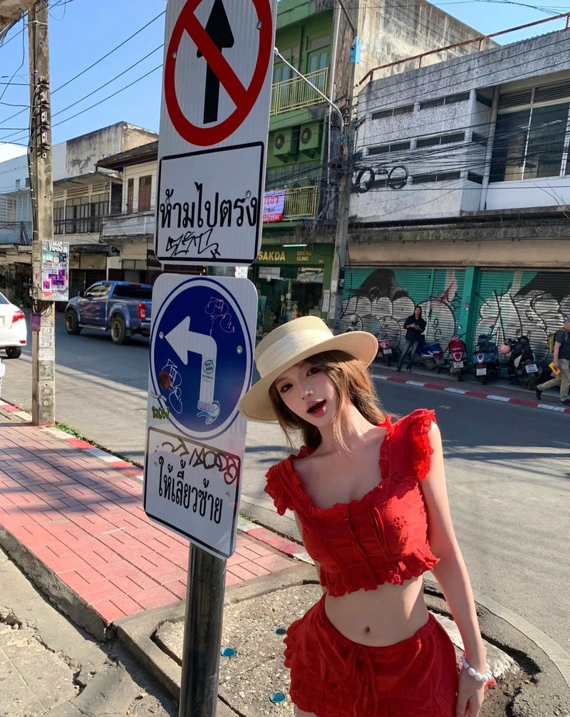 Hình ảnh gái xinh thái lan trong trang phục đời thường