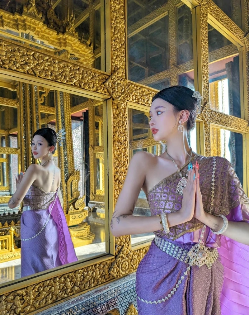 Hình ảnh gái xinh thái lan với phong cách trẻ trung năng động
