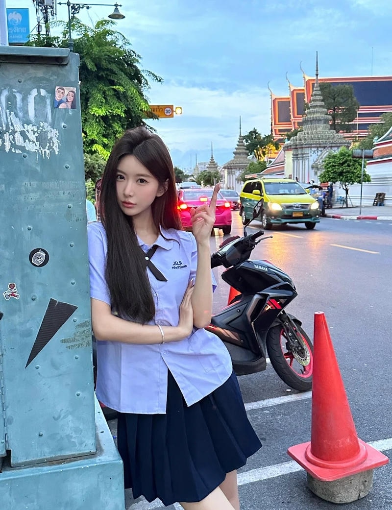 Phong cách street style của gái xinh thái lan nổi bật
