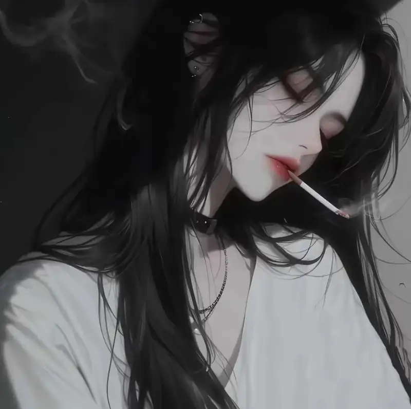 ảnh anime hút thuốc đẹp nhất