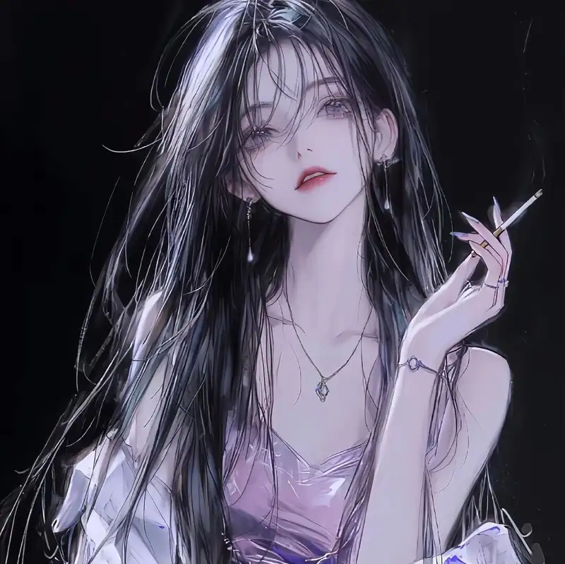 ảnh anime hút thuốc nghệ thuật độc đáo