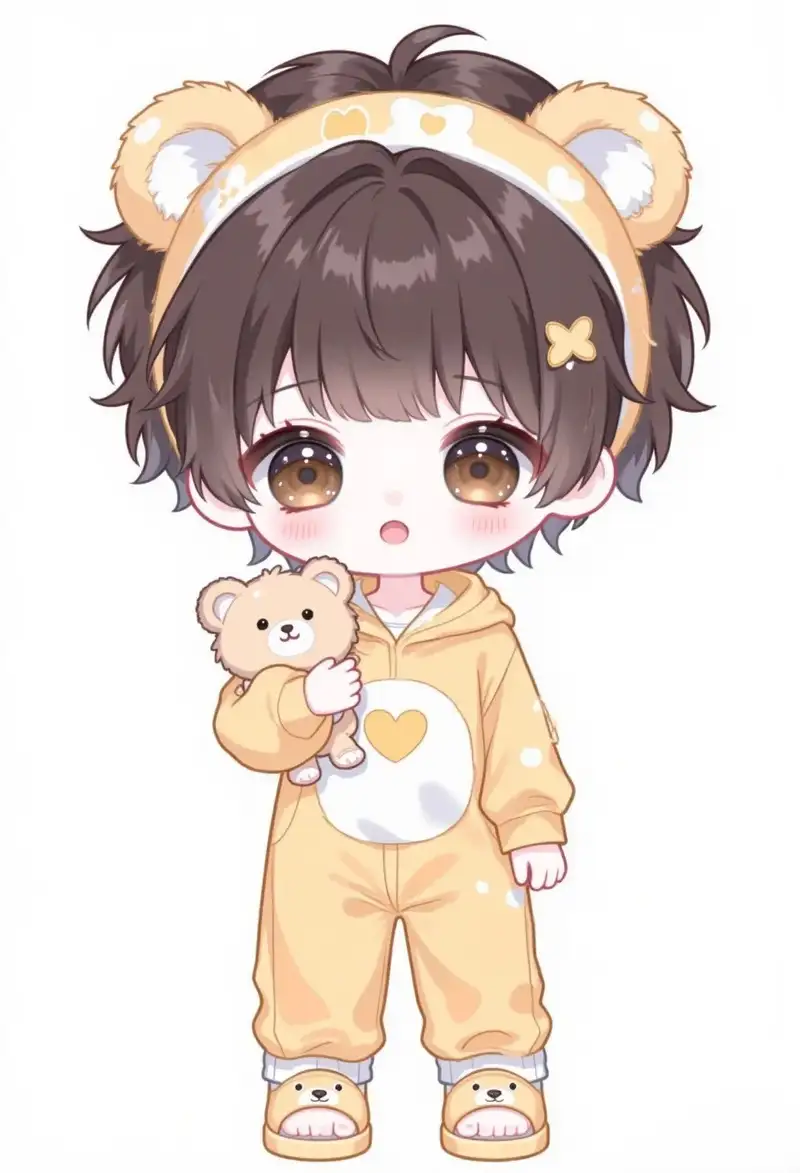 ảnh anime nam chibi biểu cảm vui nhộn