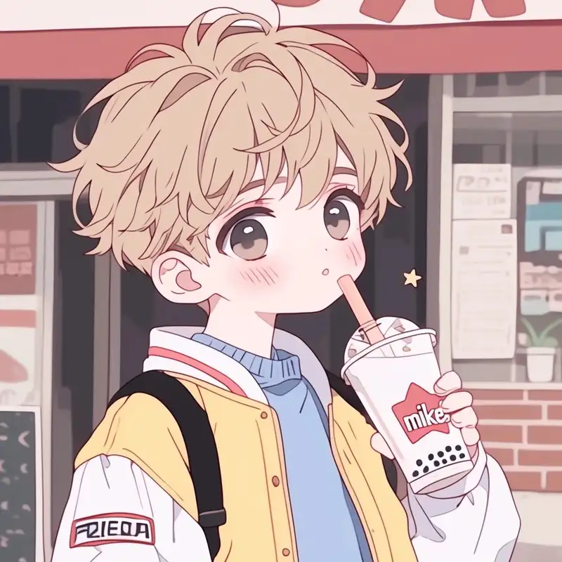 ảnh anime nam chibi cười đáng yêu