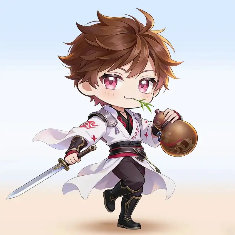 ảnh anime nam chibi mặc đồng phục