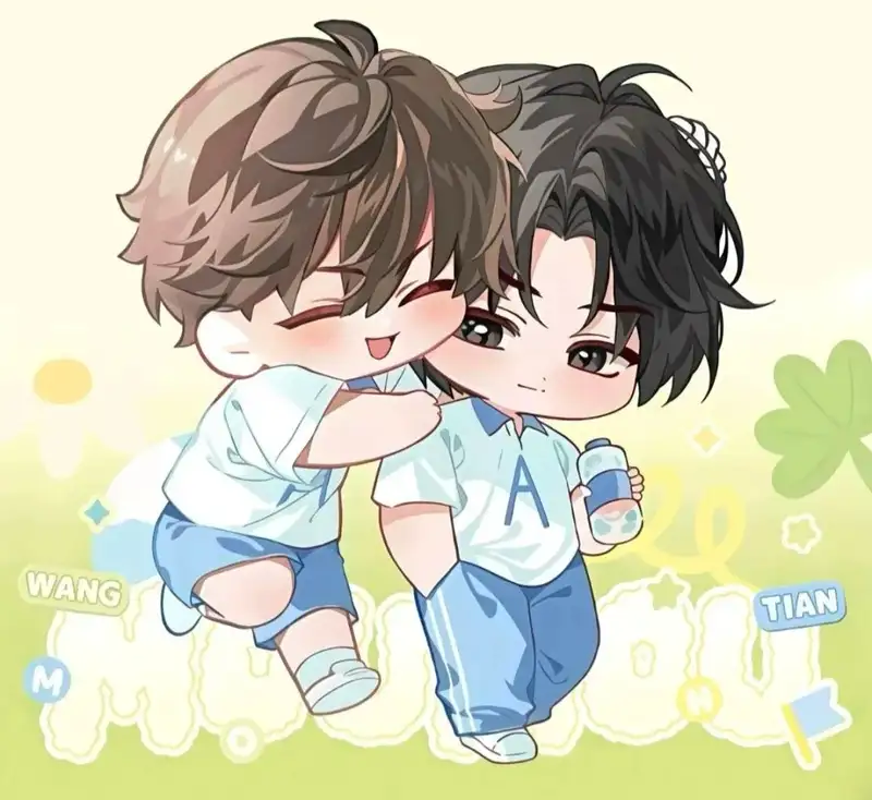 ảnh anime nam chibi mắt xanh nổi bật