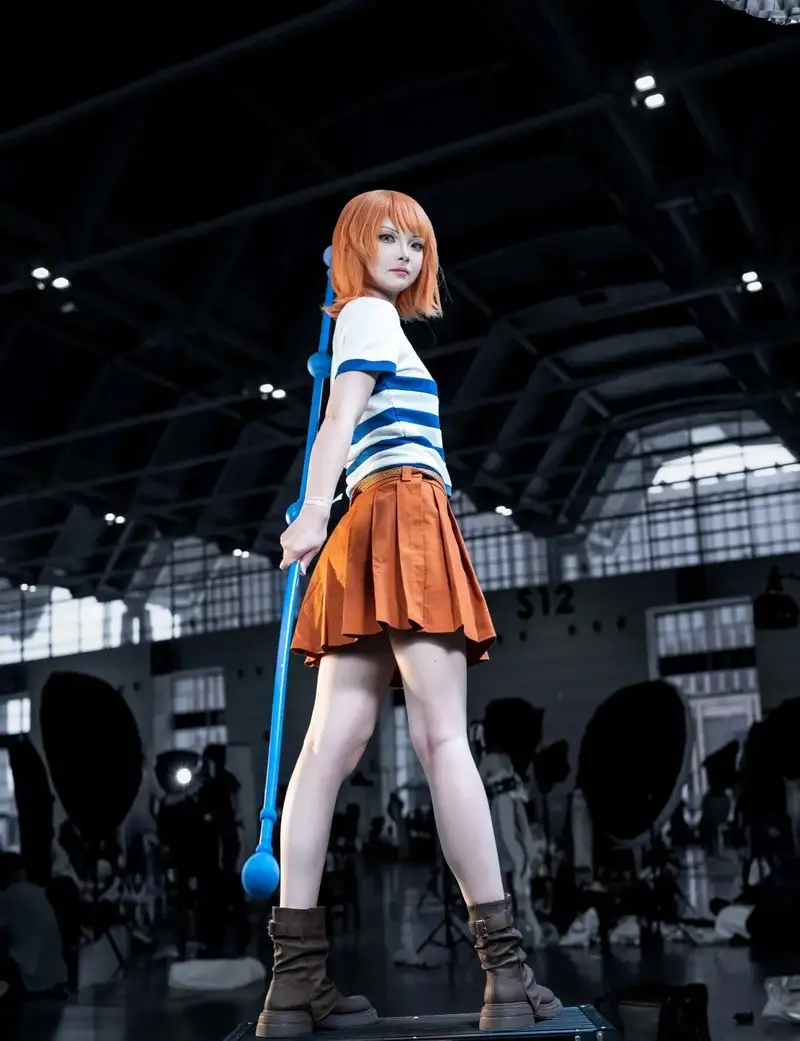 ảnh cosplay nami xinh đẹp chuẩn phong cách anime