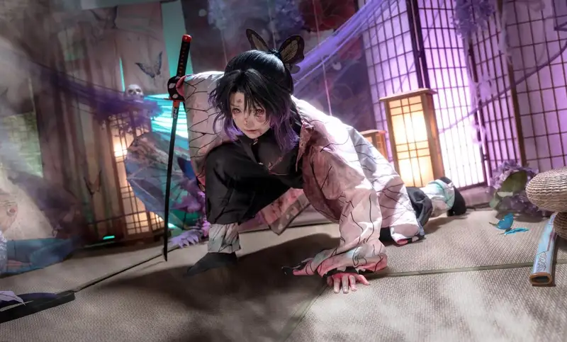 ảnh đẹp shinobu cosplay phong cách anime nhật bản