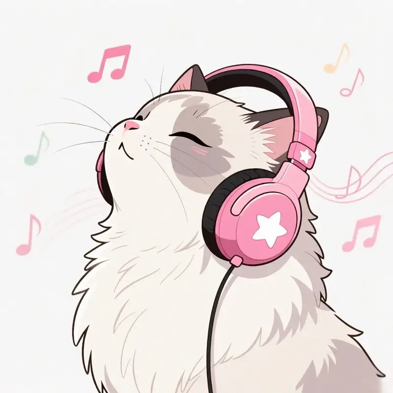 ảnh mèo anime cười đáng yêu